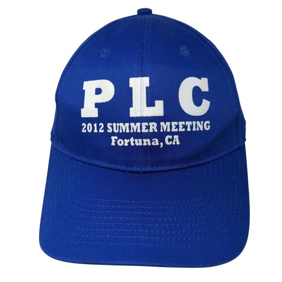 PLC 2012 Summer Meeting Slideback Hat Blue One Size Port Authority - Picture 1 of 8